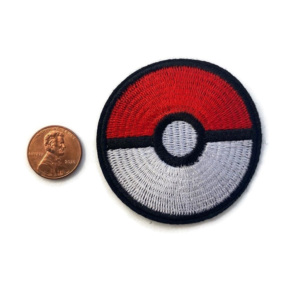 Pokémon Ball Embroidered Patch - Picture 2 of 3